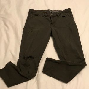 Army green legging skimmer from gap